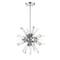 Z-Lite Burst 4 Light Chandelier, Chrome & Clear 4003-4CH - alternate 1